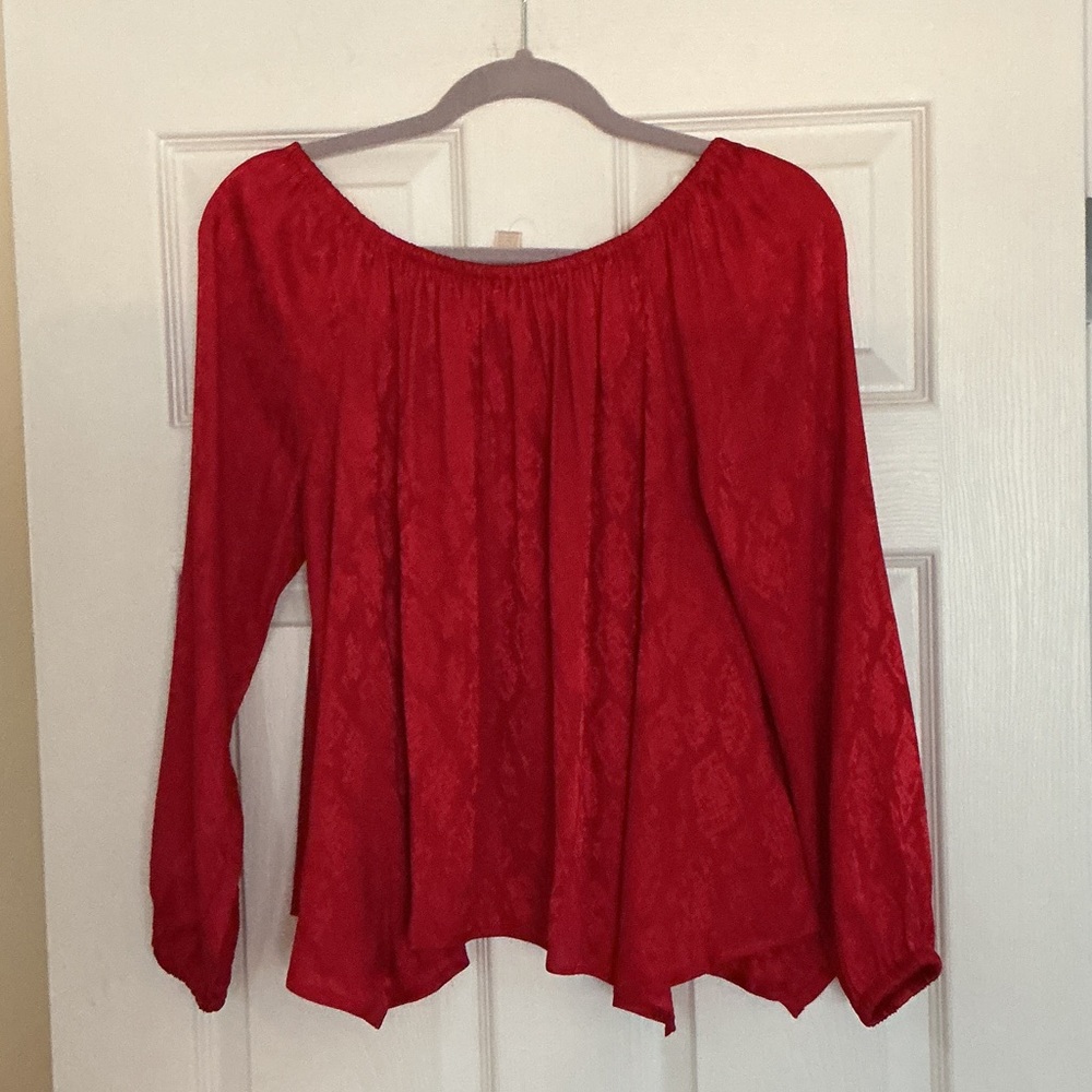 Michael Kors Vibrant Red Blouse